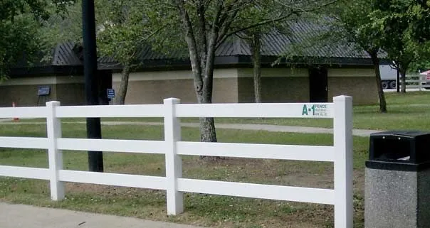 Residential PVC installed by A-1 Fencing Company on Rock Hill, SC