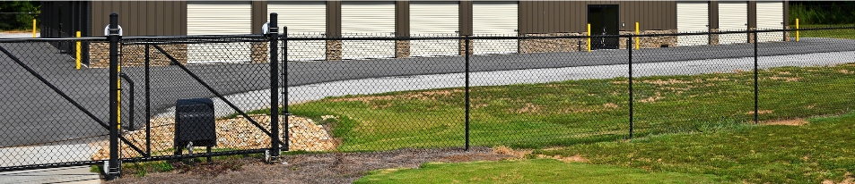 Temporary Commercial Fencing to secure the are in Rock Hill, SC by A-1 Fencing Company