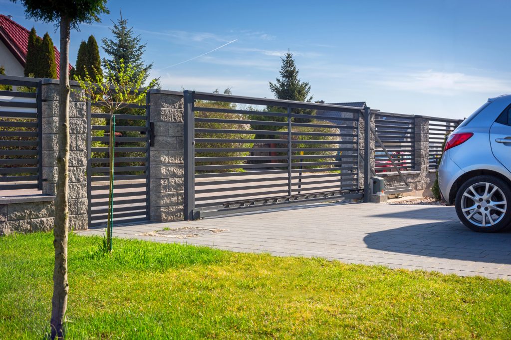 Sliding commercial gate operator installed by A1-Fencing in Rock Hill, SC