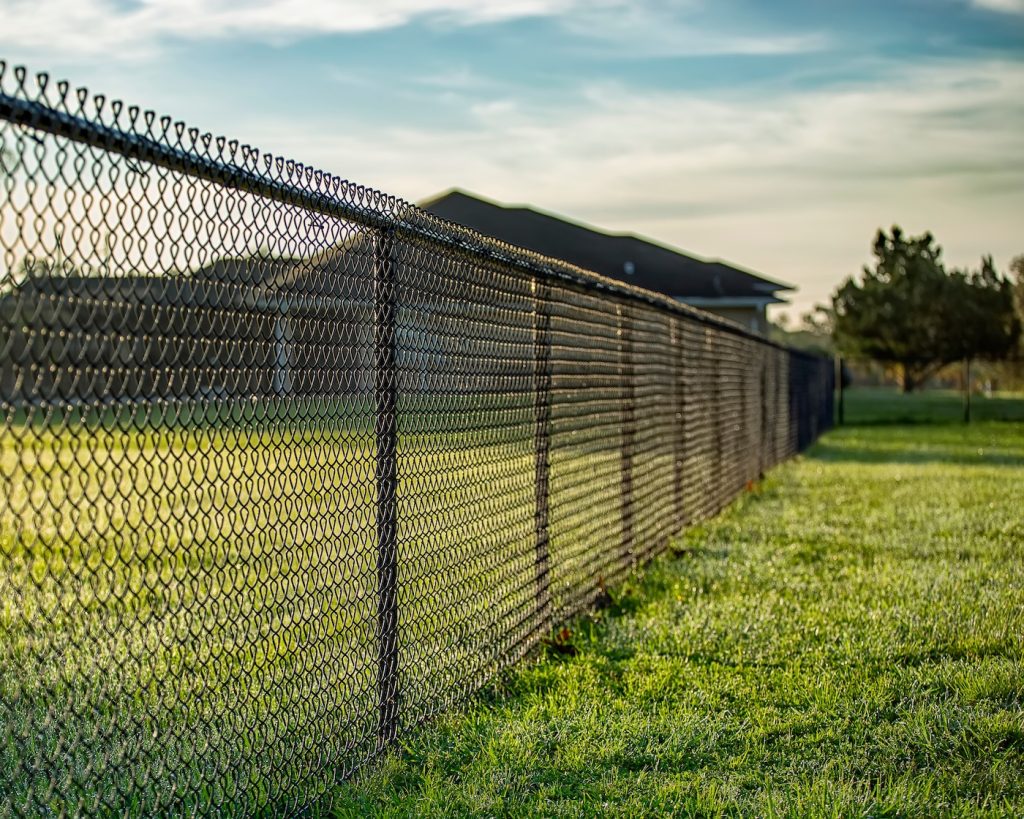 secure residential chain link fence in Rock Hill, SC